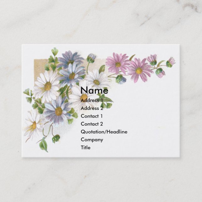 Kort för daisyVictorianhandel (Framsida)
