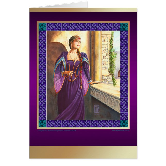 Kort för dam Ettard (Framsidan)