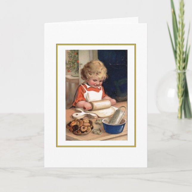 Kort för danandejulkakor (Framsida)