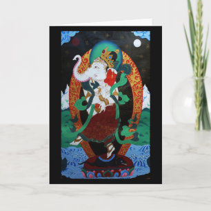 Kort för dansGanesh hälsning