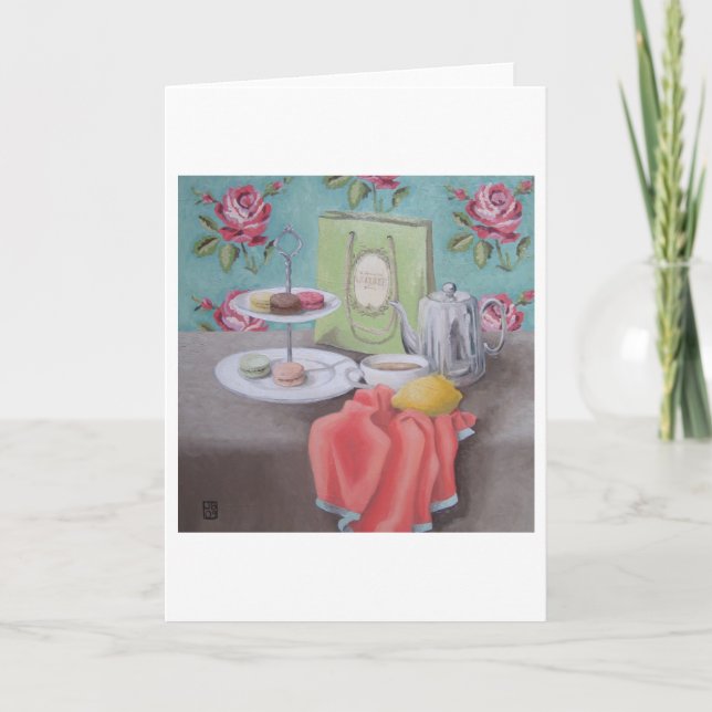 Kort "för De Macarons avecMatisse" konst (Framsida)