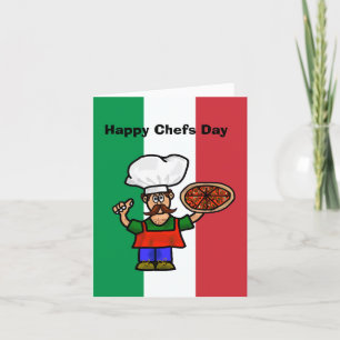 Kort för den italienska kookens dag