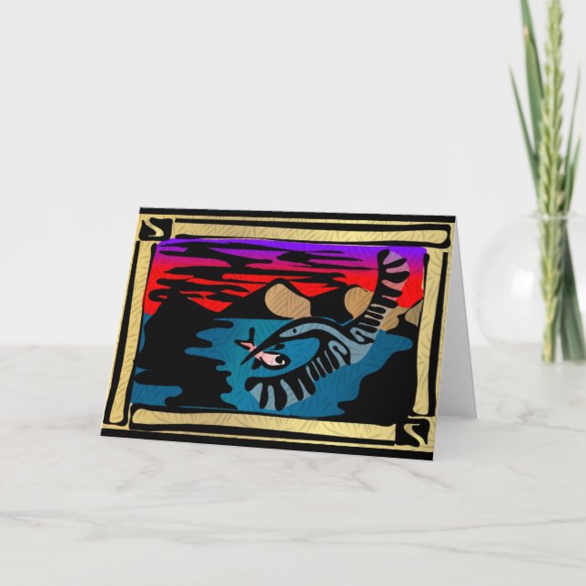 Kort för digitalt virusklippshälsning (Framsida)