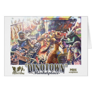 Kort för Dinotown Dinosaurmarknadsplats