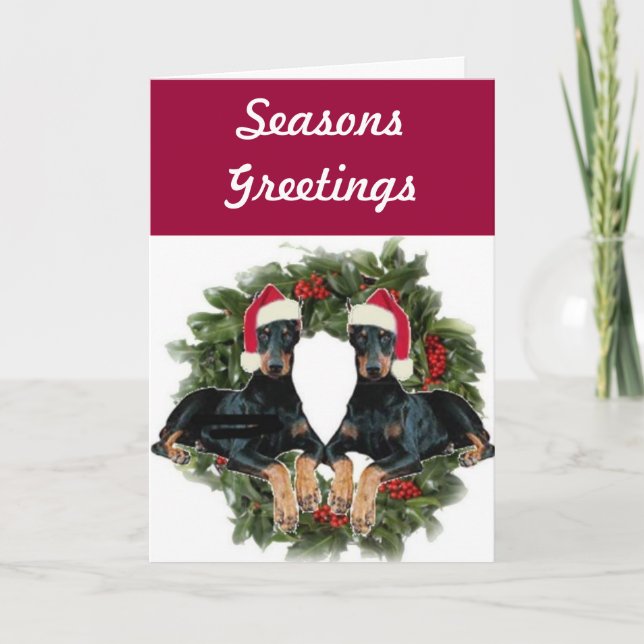 Kort för DobermanPinscherhelgdag (Framsida)