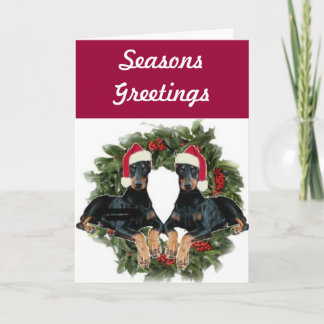 Kort för DobermanPinscherhelgdag