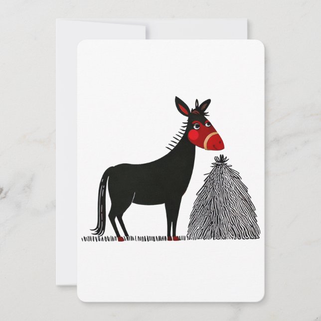 Kort för donkey Art Card (Framsida)