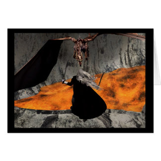 "Kort för duellen" Hälsningskort