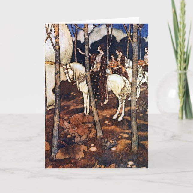 Kort för Edmund Dulac bokillustrationer (Framsida)