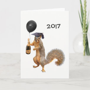 Kort för ekorrechampagneballong 2017
