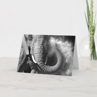 Kort för elefant #1-Greeting