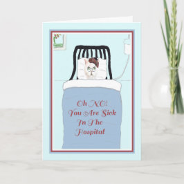 Kort för en katt på djursjukhuset