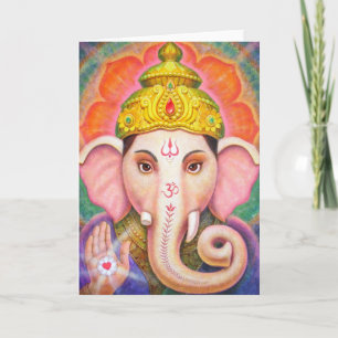 Kort för energi för hinduisk konstGanesha realitet