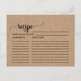 Kort för enkel Faux Kraft-Möhippa