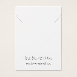 Kort för enkel handskrift av Necklace Pendant-Visn