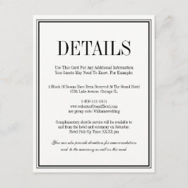 Kort för enkel information och information om Eleg