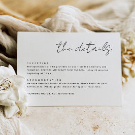 Kort för enkel minimalistisk information