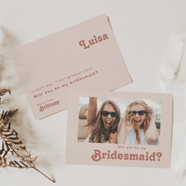  kort för enkel Retro-Frieri för foto i Bridesmaid (Skapare uppladdad)