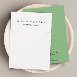 Kort för enkel Visning i det moderna Necklace Brac