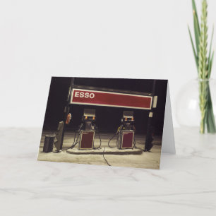 Kort för Esso stationhälsning
