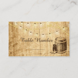 Kort för ett Landsbyggsbröllop