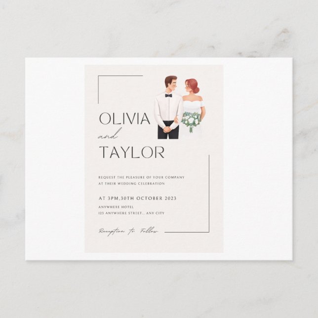 kort för evig kärlek Grattis på er (Framsida)