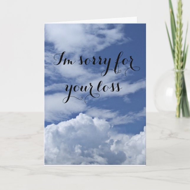 Kort för fantasisportsympati "som är ledset för (Framsida)