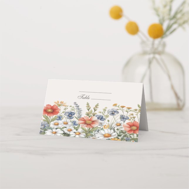 Kort för färgade jokerblommor (Framsida)