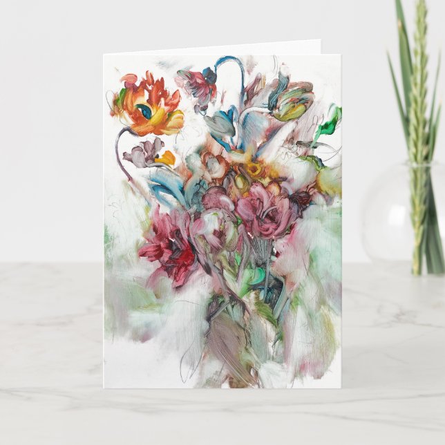 Kort för färgämnen av blommor (Framsida)