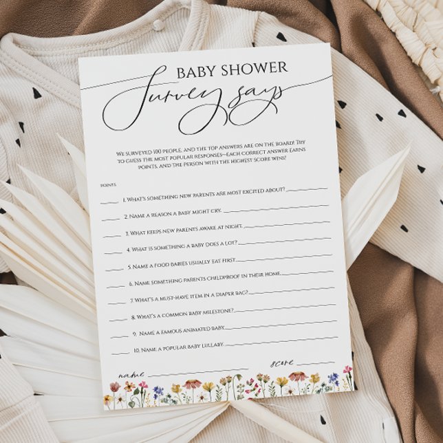 Kort för färglösa jokerblommor i babyvisaren (Skapare uppladdad)