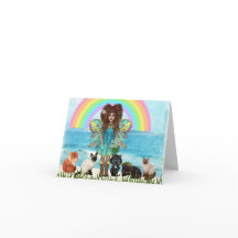 Kort för fe- och katttillfällenhälsning