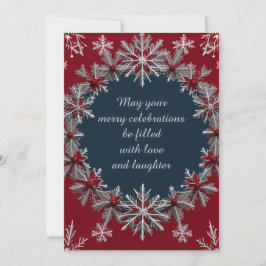 Kort för festlig julhälsning