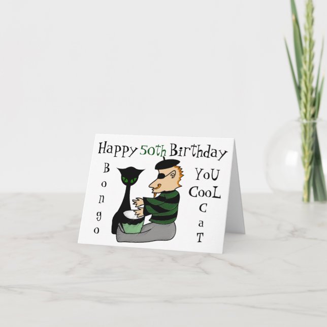 Kort för födelsedag för ålder för Retro (Framsida)