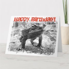 Kort för födelsedag för käpppadda australiensiskt