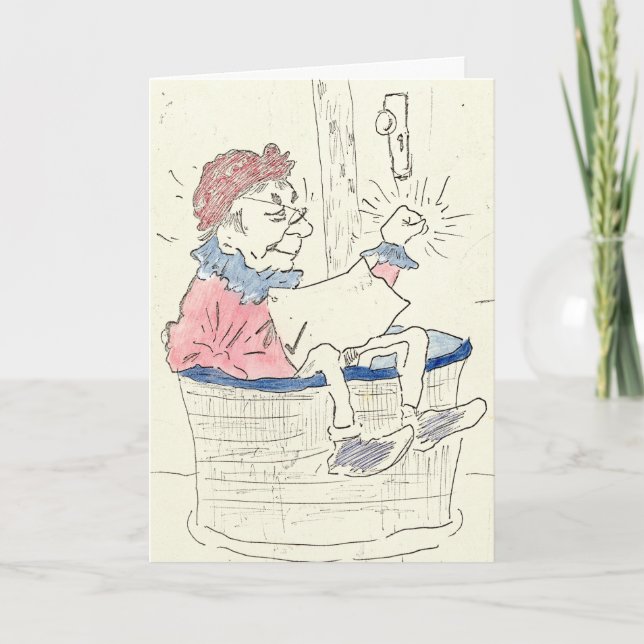 Kort för födelsedag för knackningknackningObama (Framsida)