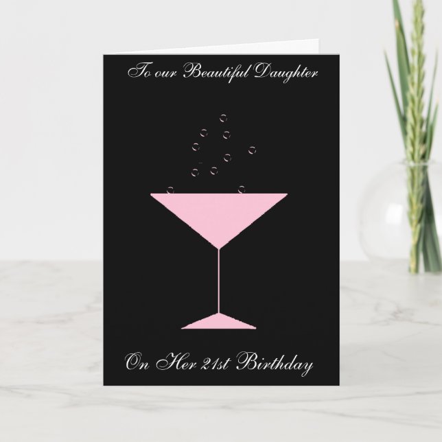 KORT för FÖDELSEDAG för ROSTAT BRÖDDOTTER 21ST (Framsida)