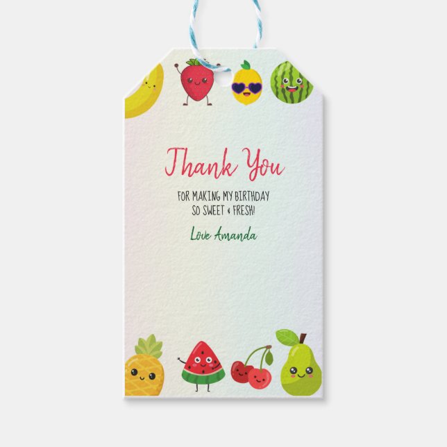 Kort för Födelsedagsfester för Tack av färgris (Framsidan)