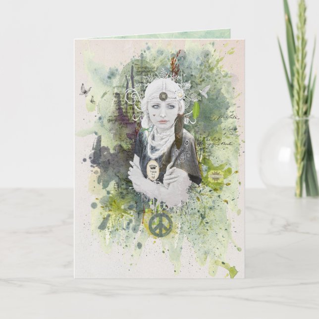 Kort för för evigtfredhälsning (Framsida)