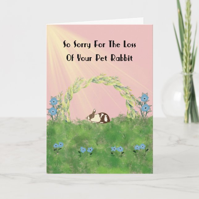 Kort för Förlust av Sällskapskanin (Framsida)