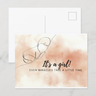 Kort för förtida Baby