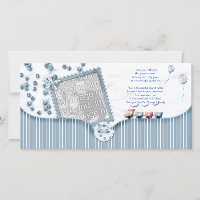 Kort för foto för baby med hjärtfelduschtack från (Framsida)