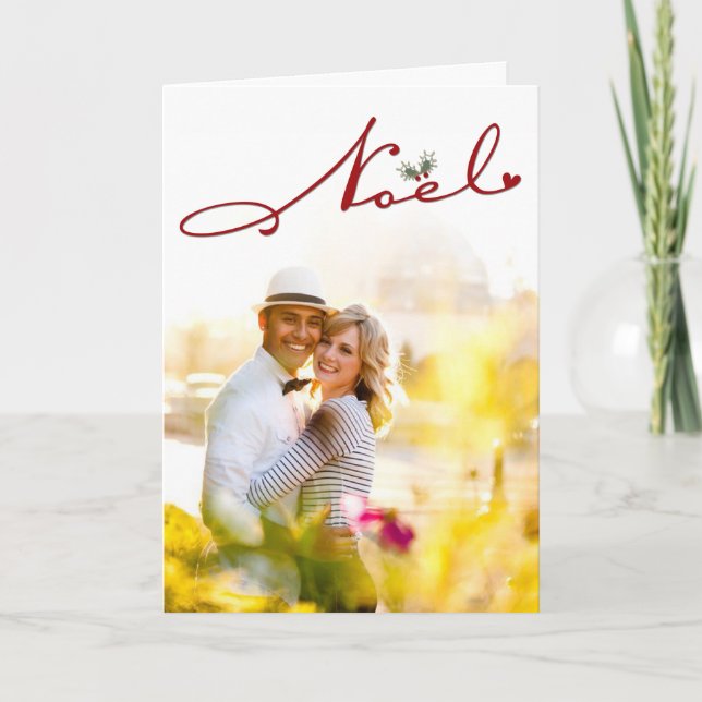 Kort för foto för hälsningar för Joyeux Noel (Framsida)