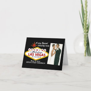 Kort för foto för Las Vegas brölloptack