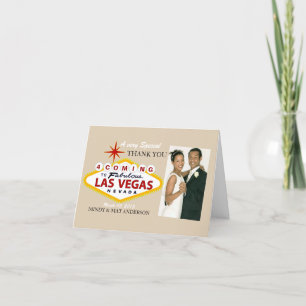 Kort för foto för Las Vegas brölloptack