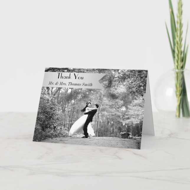 Kort för fotobrölloptack (Framsida)