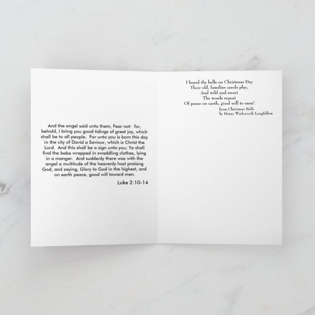 Kort för fred och välsignelse (Inuti)