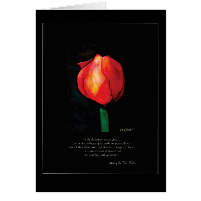 KORT FÖR FRÖHENRY TACKSAMHET (Framsidan)