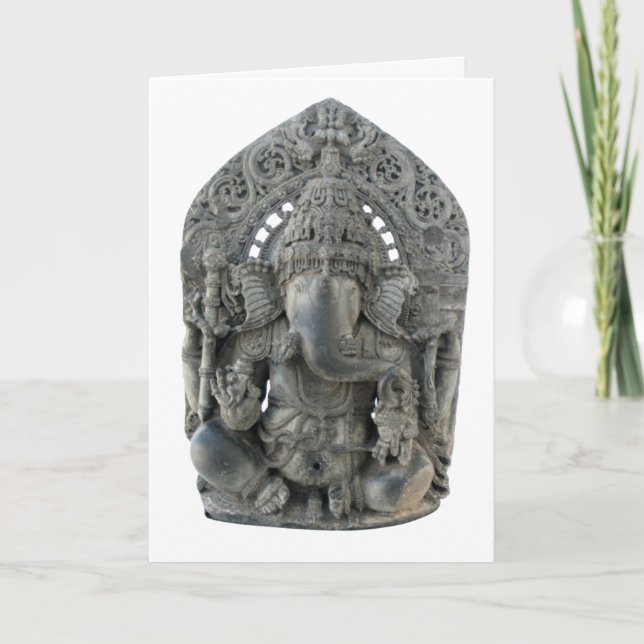 Kort för Ganesh statyhälsning (Framsida)