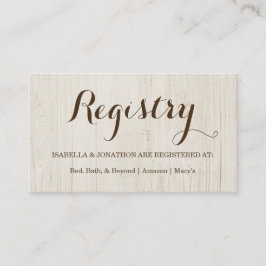 Kort för gifts-registerhölje