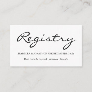 Kort för gifts-registerhölje